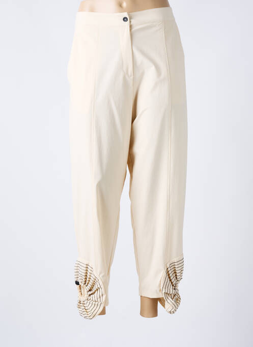 Pantalon 7/8 beige BIZE pour femme