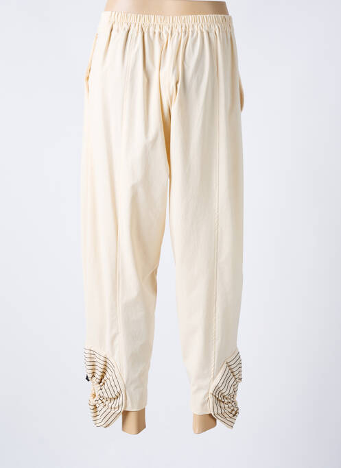 Pantalon 7/8 beige BIZE pour femme