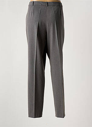 Pantalon droit tissage popeline taille normale gris ANNE KELLY femme