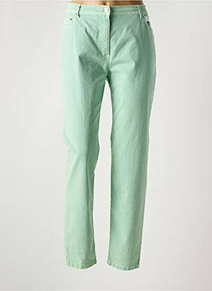 Jeans coupe slim stretch taille normale vert BETTY BARCLAY femme