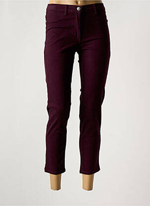Jegging tissage popeline taille normale violet BETTY BARCLAY femme