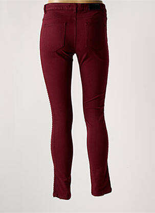 Pantalon slim stretch taille normale rouge CARLA KOPS femme