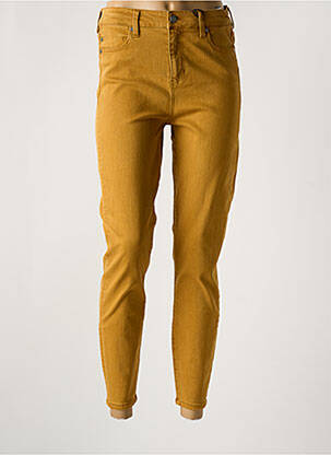Jeans skinny taille normale taille normale jaune LOS ANGELES femme