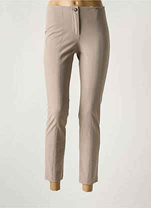 Pantalon 7/8 stretch taille normale beige TAIFUN femme
