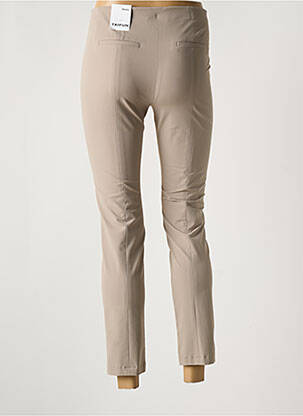 Pantalon 7/8 stretch taille normale beige TAIFUN femme