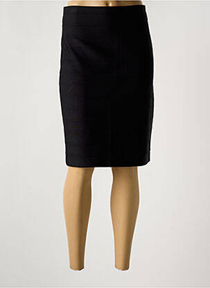 Jupe mi-longue coupe droite noir JOSEPH RIBKOFF femme