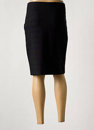 Jupe mi-longue coupe droite noir JOSEPH RIBKOFF femme