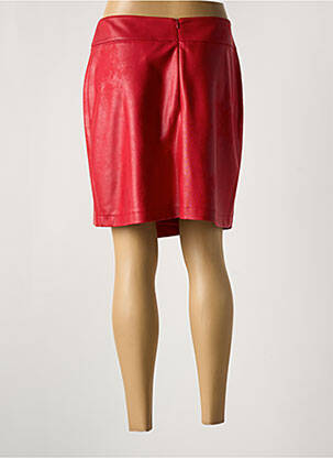 Jupe courte coupe droite rouge EVA KAYAN femme
