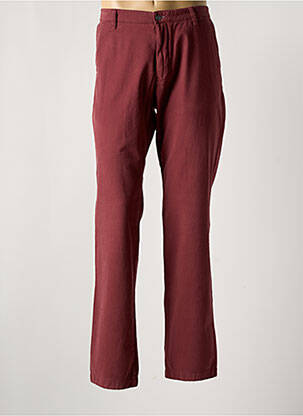 Pantalon chino stretch taille normale marron SAINT HILAIRE homme