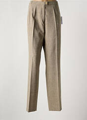 Pantalon droit marron ANNE KELLY pour femme seconde vue