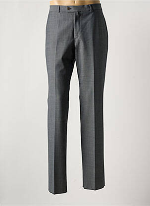 Pantalon droit gris BRUNO SAINT HILAIRE pour homme