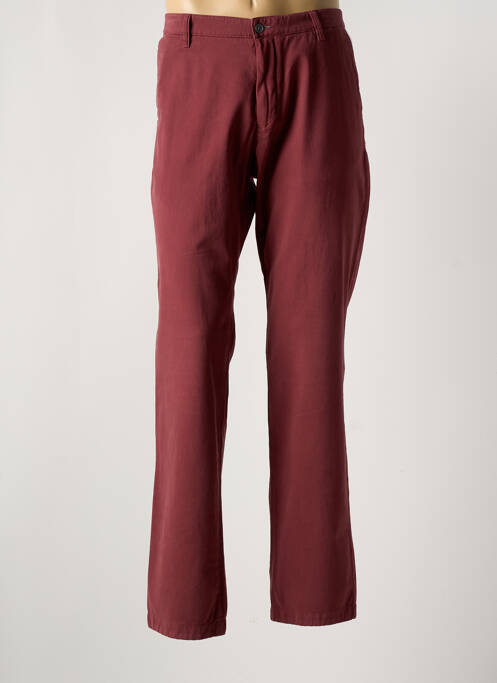 Pantalon chino stretch taille normale marron SAINT HILAIRE homme