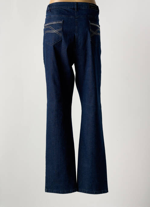 Jeans coupe droite bleu ANNE KELLY pour femme