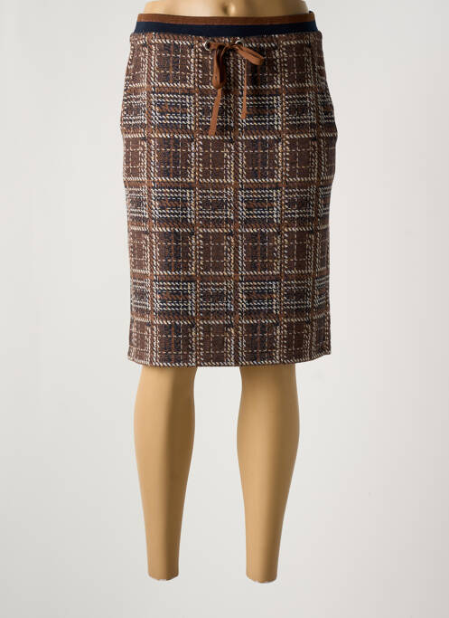 Jupe mi-longue marron BETTY BARCLAY pour femme