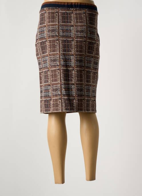 Jupe mi-longue marron BETTY BARCLAY pour femme