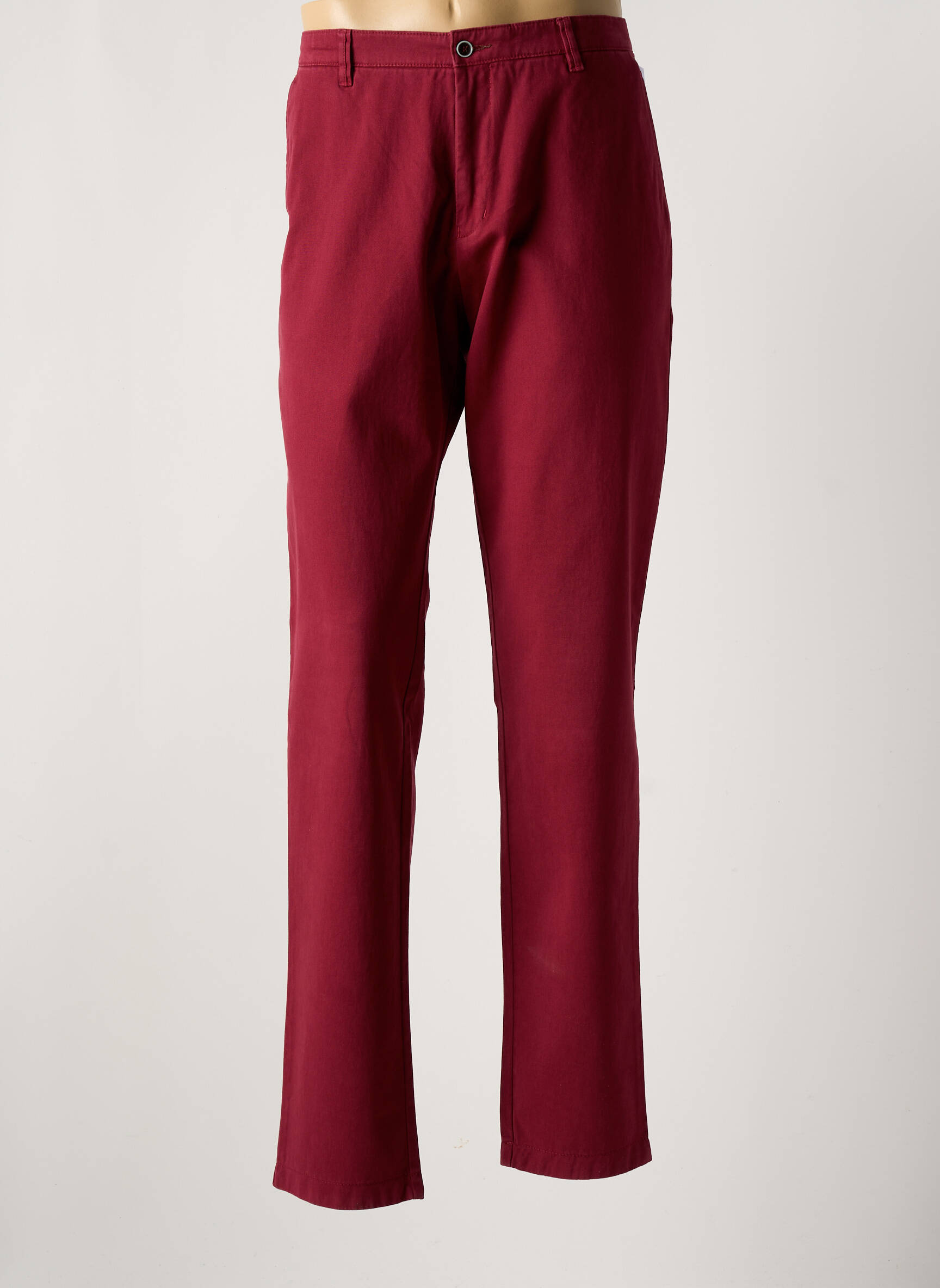 Pantalon Chino Stretch Rouge Saint Hilaire Homme 2560785-rouge0
