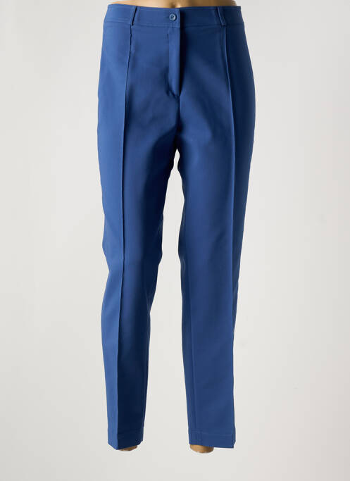 Pantalon droit bleu ANNE KELLY pour femme