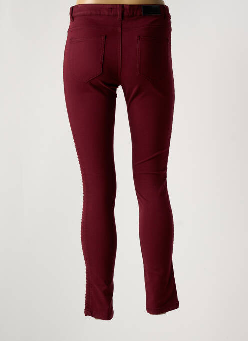 Pantalon slim rouge CARLA KOPS pour femme