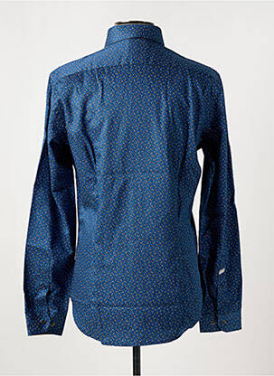 Chemise manches longues manches longues bleu DARIO BELTRAN homme