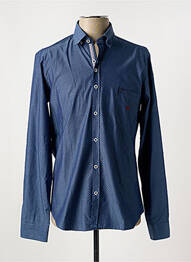 Chemise manches longues imprimé fantaisie bleu DARIO BELTRAN homme