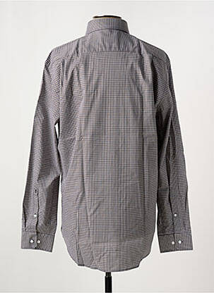 Chemise manches longues manches longues bleu SEIDEN STICKER homme