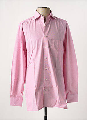 Chemise manches longues imprimé fantaisie rose MARVELIS homme