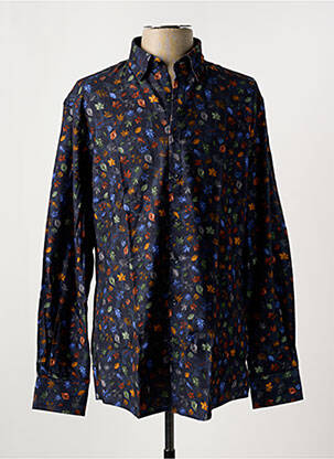 Chemise manches longues imprimé fantaisie bleu MISE AU GREEN homme
