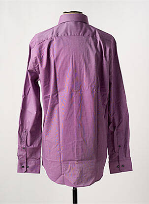 Chemise manches longues manches longues violet SEIDEN STICKER homme