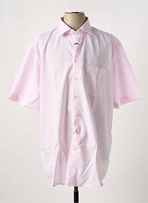 Chemise manches longues coupe droite rose SEIDEN STICKER homme