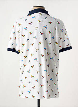 Polo coupe droite manches courtes blanc DELAHAYE homme