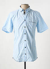 Chemise manches courtes bleu CALAMAR pour homme seconde vue