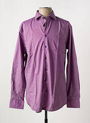 Chemise manches longues violet SEIDEN STICKER pour homme seconde vue