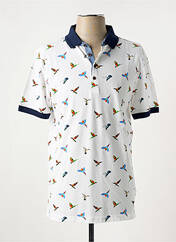 Polo blanc DELAHAYE pour homme seconde vue