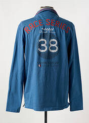 Polo bleu DELAHAYE pour homme seconde vue