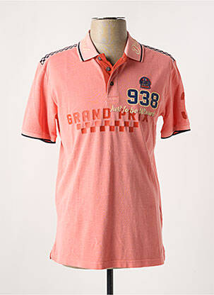 Polo orange DELAHAYE pour homme