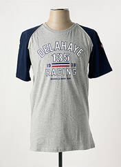 T-shirt gris DELAHAYE pour homme seconde vue