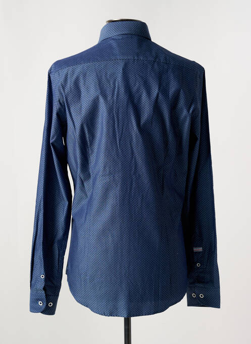 Chemise manches longues imprimé fantaisie bleu DARIO BELTRAN homme