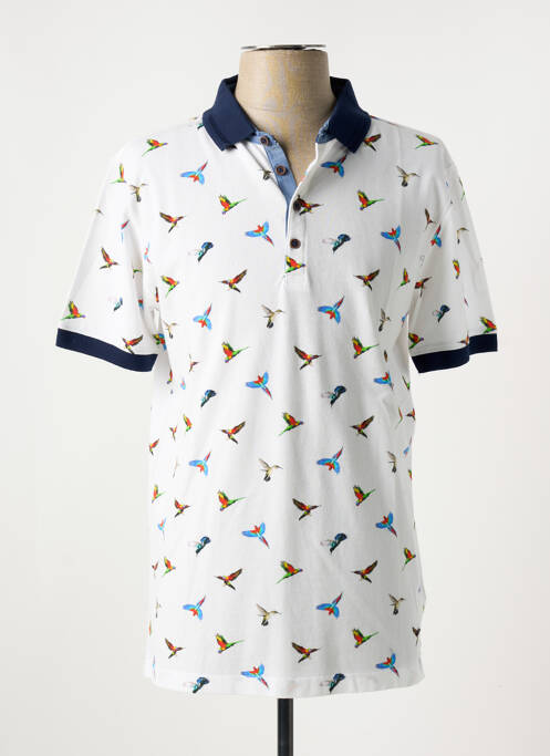 Polo coupe droite manches courtes blanc DELAHAYE homme
