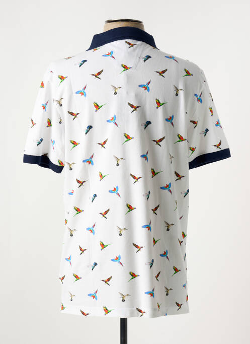 Polo coupe droite manches courtes blanc DELAHAYE homme