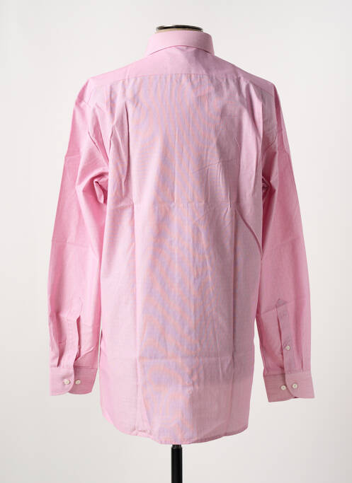 Chemise manches longues rose MARVELIS pour homme