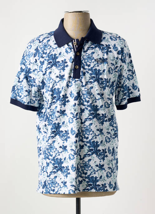 Polo bleu MONTE CARLO pour homme