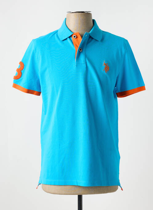 Polo bleu U.S. POLO ASSN pour homme