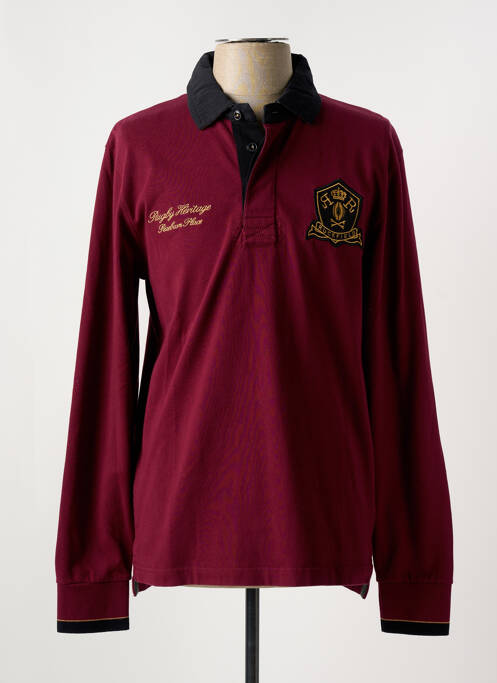 Polo rouge RUCKFIELD pour homme