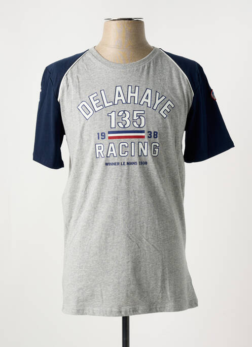 T-shirt gris DELAHAYE pour homme