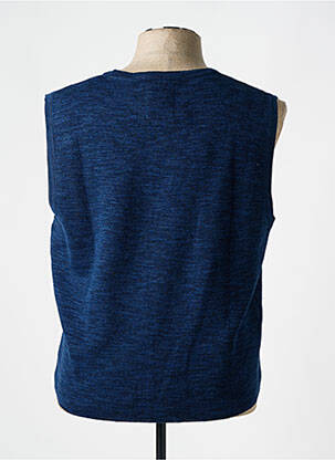 Gilet sans manche coupe cintrée bleu DANIEL HECHTER homme