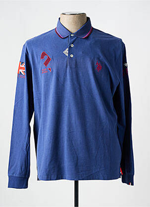 Polo manches longues manches longues bleu U.S. POLO ASSN homme