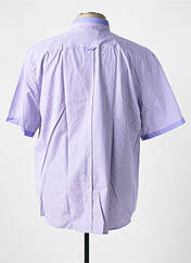 Chemise manches courtes violet CAP 10 TEN pour homme seconde vue