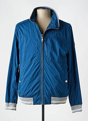 Imperméable poches sans capuche bleu S4 JACKETS homme