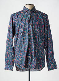 Chemise manches longues imprimé fantaisie bleu DARIO BELTRAN homme