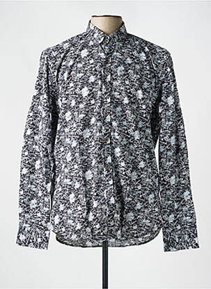 Chemise manches longues manches longues noir DARIO BELTRAN homme